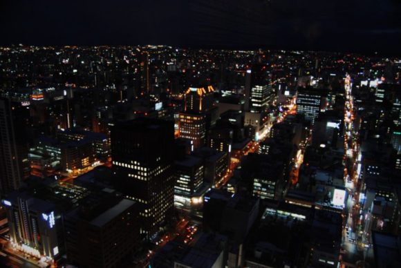 東京の夜景もいいけれど、札幌もなかなかいい夜景が撮れますね。