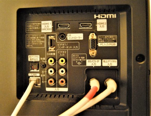 HDMI端子が使えるので、AmazonFireTVが使用できます。