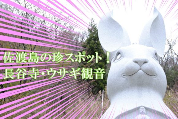 必見 佐渡島の珍スポット 長谷寺の巨大 ウサギ観音 の見どころは