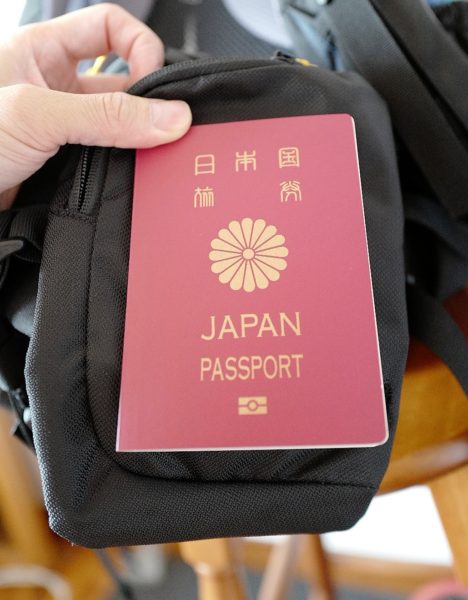 パスポートも入るサイズだけど、ウェストポケットに入れるのはさすがに不安。