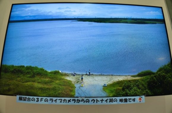 ウトナイ湖のライブ映像もあり、なかなか臨場感がある。