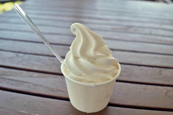 純白のソフトクリーム！