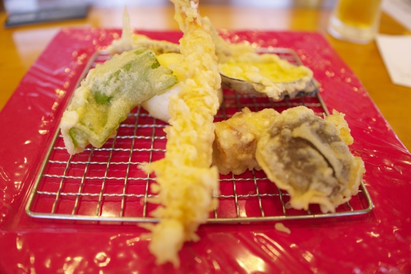 本格的な天ぷら料理が楽しめる。
