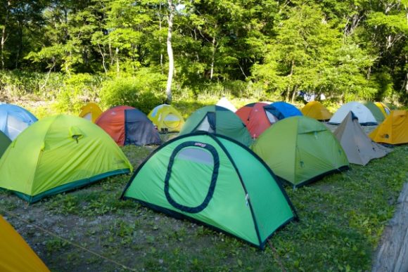 たくさんのテントが集合！