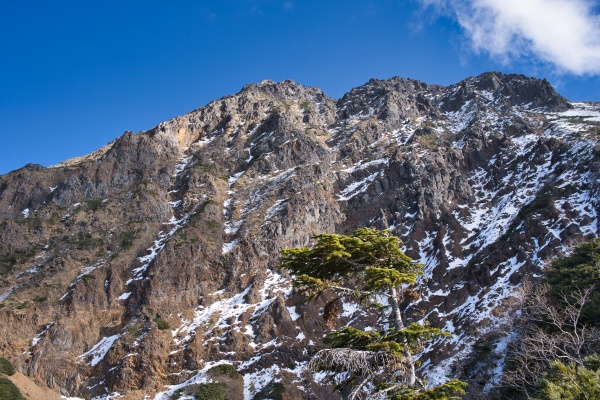 公共交通機関 バス 電車 で赤岳 行者小屋にテント泊 服装は