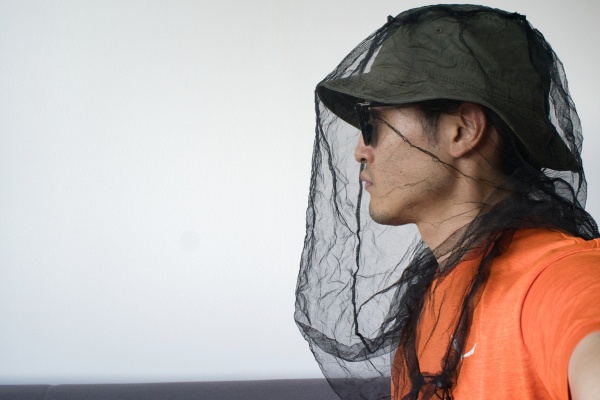 虫除け ネット付き帽子 ハット 釣り 登山 紫外線対策 農作業 