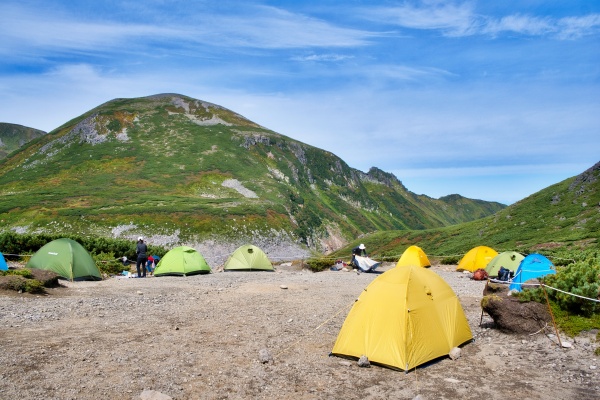 大雪山テント泊 白雲岳からお鉢巡り 反時計回り 黒岳 北鎮岳ルート