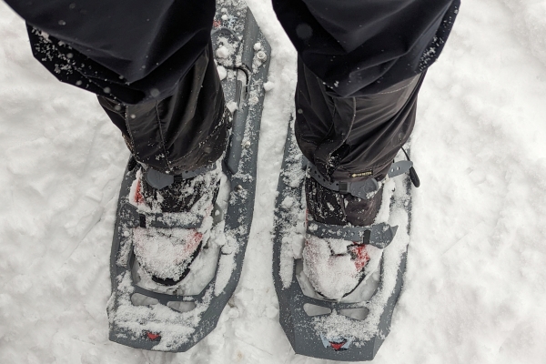 厳冬期登山靴×MSRスノーシューの組み合わせ