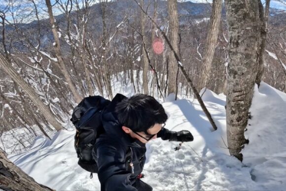 坂道は息が上がる