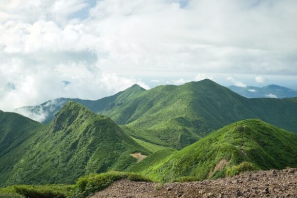 いい山の景色です