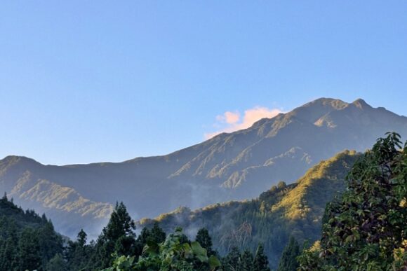 越後駒ヶ岳が見えてテンションが上がる